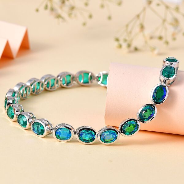 Pfau Quarz Triplett Armband image number 8