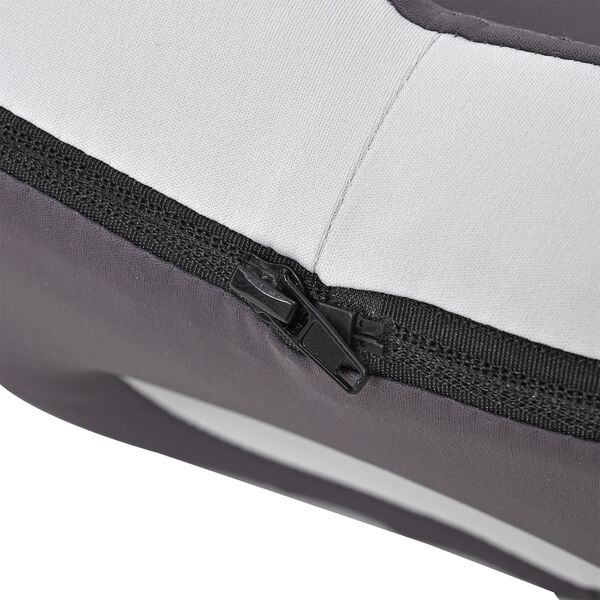 Memory Schaum Sitzkissen mit kühlendem Bezug und ergonomischem Design, 50×46×15cm, Schwarz image number 4