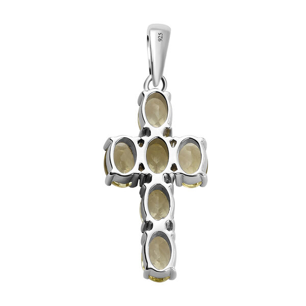 Ouro Verde-Quarz Kreuz-Anhänger - 2,50 ct. image number 5