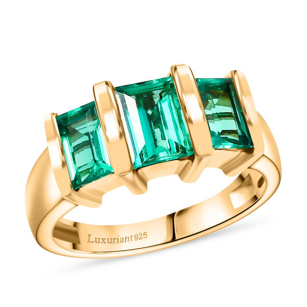 LUXURIANT AAA Labor kolumbianischer Smaragd Ring - 2 ct. image number 4