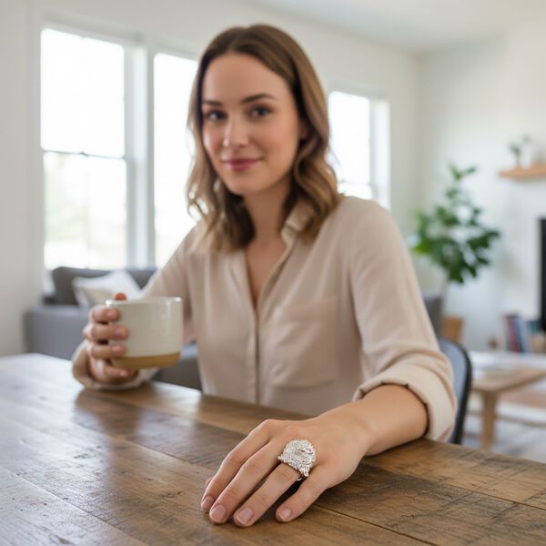 925 Silber Ring (Gr&ouml;&szlig;e 16.00) ca. 5,50g image number 2