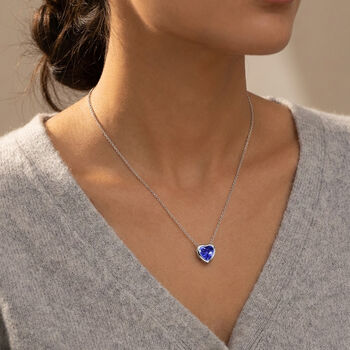 Rhapsody AAAA Tansanit Anh&auml;nger 950 Platin ca. 1.12 ct