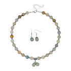 Mehrfarbiger Amazonit Schmuckset  Antik-silber-Plattierung ca. 310.00 ct