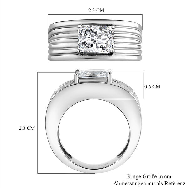Wei&szlig;er Zirkonia-Ring - 2,48 ct. image number 7