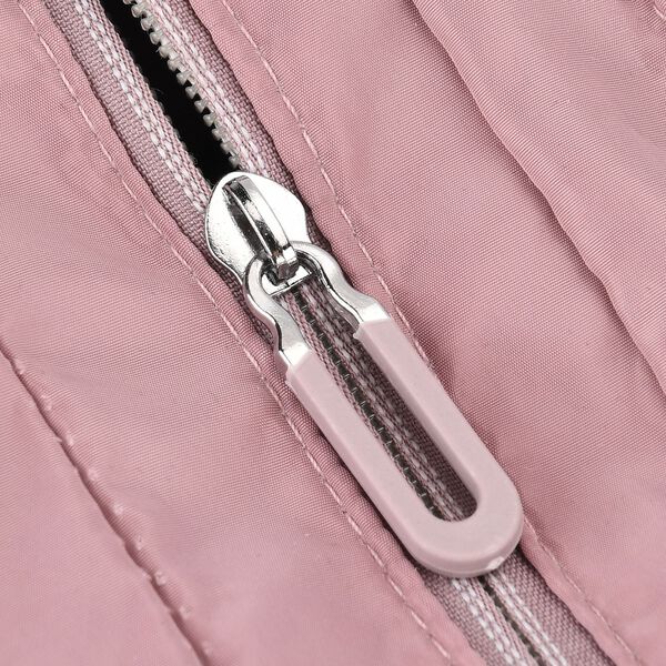 Crossbody Tasche mit mehreren Rei&szlig;verschlussf&auml;chern, abnehmbarem Schulterriemen und Tragegriffen, 26x11x20cm, Rosa image number 7