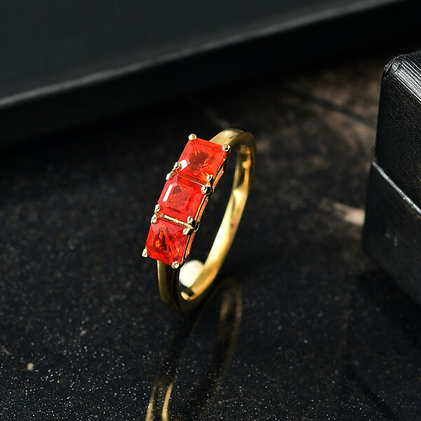 D'Joy AAAA Blaze Feueropal Ring - 0,68 ct. image number 2