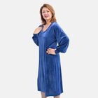 LA MAREY Cord-Kleid, Größe XL, Blau image number 2