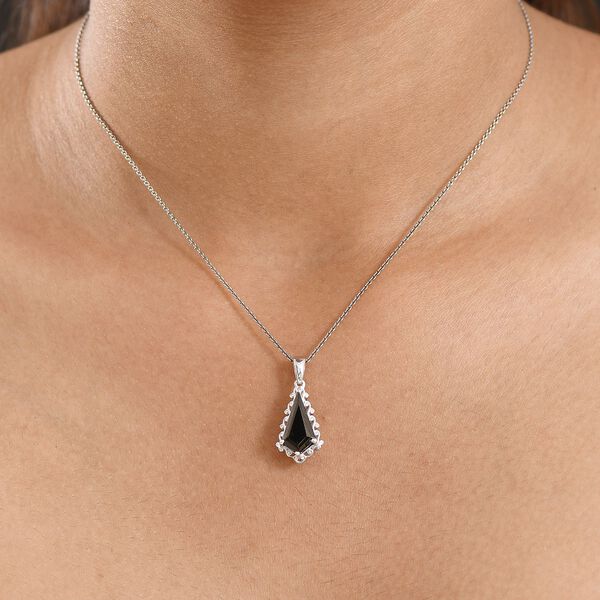 D'Joy Elite Shungit Anhänger 925 Silber rhodiniert ca. 1.75 ct image number 3