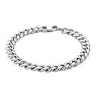 Panzer Edelstahl Armband ca. 19 cm ca. 23,00g, Silberfarben