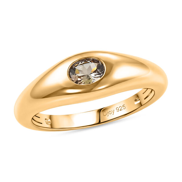 D'Joy AA nat&uuml;rlicher, goldener Tansanit Ring - 0,29 ct. image number 3