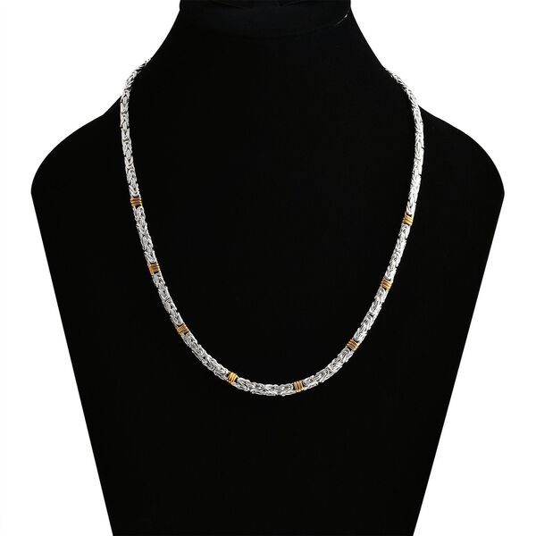 D'Joy Royal Bali - Zweifarbige Borobudur Halskette, 50cm image number 2