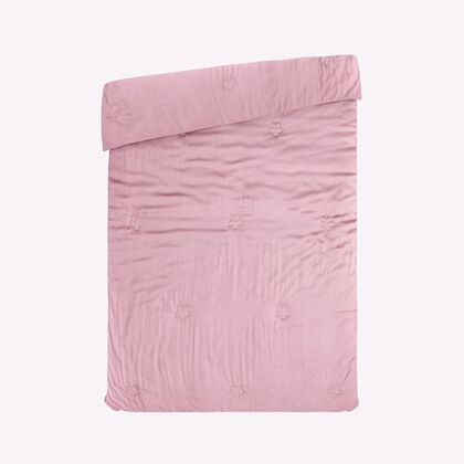 Bambus-Bettdecke mit Steppung, temperaturausgleichend, hypoallergen, mit 100?% Bambusf&uuml;llung, 135x200?cm, rosa