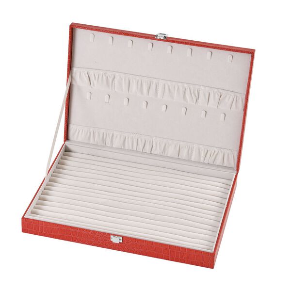 Ring Koffer, rot, Krokodilsmuster image number 8