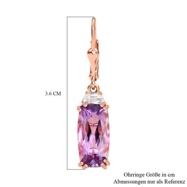 AA Rose De France Amethyst und Topas Ohrringe - 9 ct. image number 5