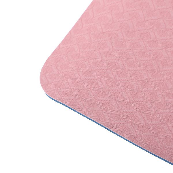 TPE rutschfeste Yogamatte, Rosa image number 10
