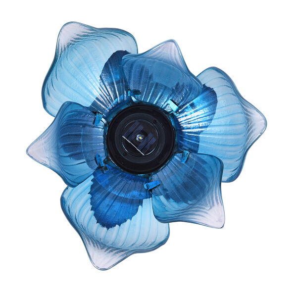 Solarlampe Gartendekoration, Gr&ouml;&szlig;e 23x23x17 cm, Blau image number 2