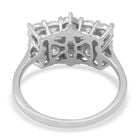 Moissanit Boot Ring 925 Silber rhodiniert  ca. 2,04 ct image number 3