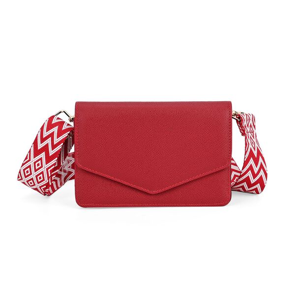 Modische 
Sling-Crossbody-Tasche mit RFID-Schutz, 19 x 12 x 7 cm, Rot image number 12