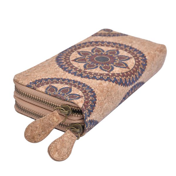 Brieftasche aus Naturkork mit RFID-Schutz, Traumf&auml;nger Muster image number 4