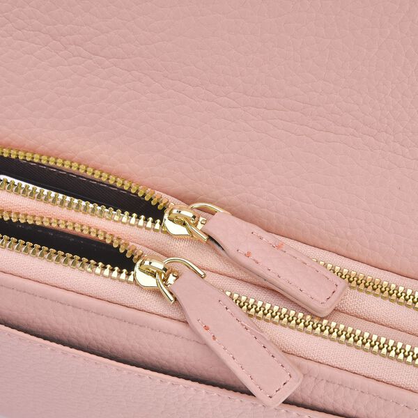 Crossbody-Tasche mit RFID-Schutz, Rosa image number 6