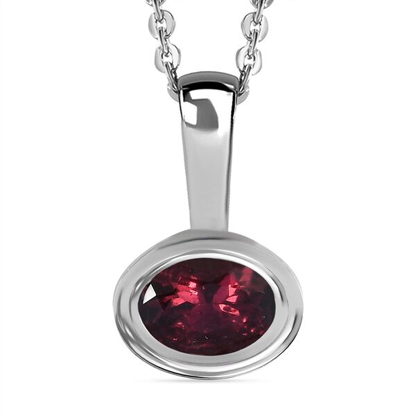 AA Rubellit Anhänger mit Kette, 50 cm - 0,42 ct. image number 0