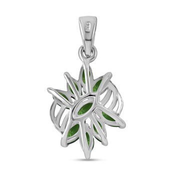 Nat&uuml;rlicher Chromdiopsid-Anh&auml;nger - 0,90 ct.