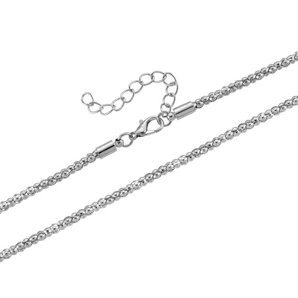 Mehrfarbiger Kristall Ballerina Anh&auml;nger mit Kette ca. 63.5 cm + 5 cm Extender, Legierung, Legierung emailliert image number 5