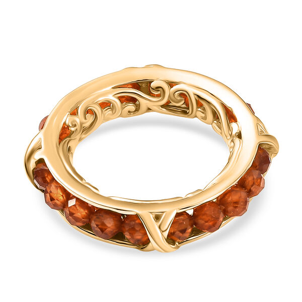 EVER TRUE Hessonit Granat Ring Nickelfreies Messing (Größe 19.00) ca. 10,92 ct image number 5