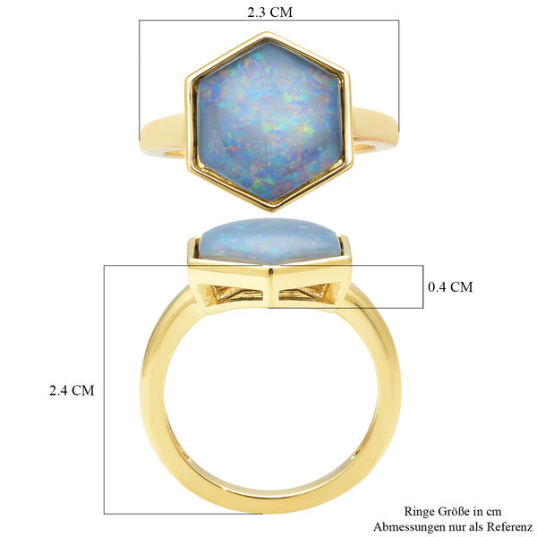 Boulder Opal Triplett Ring - 3,75 ct. image number 6