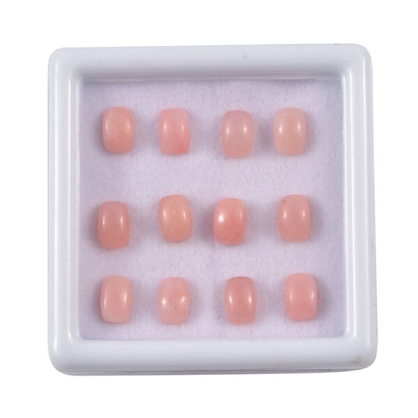 Vinicunca-Peruanischer Opal, Cushion : 6x4 : CABO : 1A,  ca. 5.80 ct