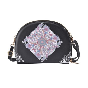 Umh&auml;ngetasche mit Multi-F&auml;chern und RFID Schutz, Suzani