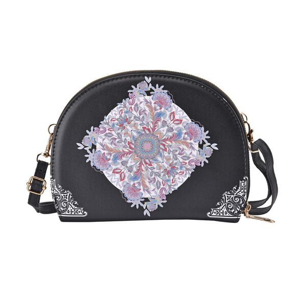 Umh&auml;ngetasche mit Multi-F&auml;chern und RFID Schutz, Suzani
