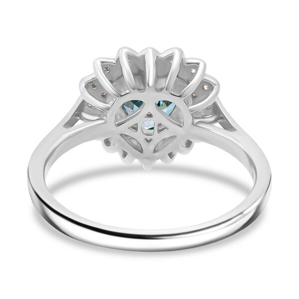 D'Joy AA blauer und weißer Zirkon Ring - 1,51 ct. image number 5