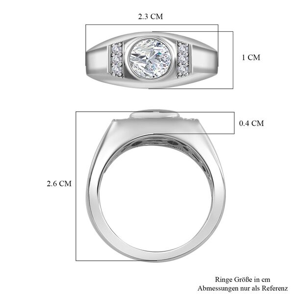 Moissanit Ring - 1,09 ct. image number 6