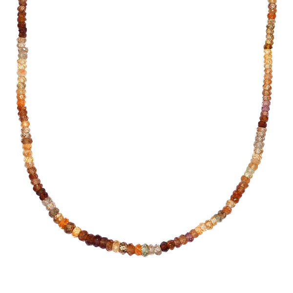 Goldene Zirkon-Halskette, 45 cm - 72 ct. image number 5