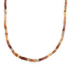 Goldene Zirkon-Halskette, 45 cm - 72 ct. image number 4