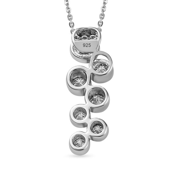 Moissanit Anhänger mit 50cm Kette - 0,70 ct. image number 5