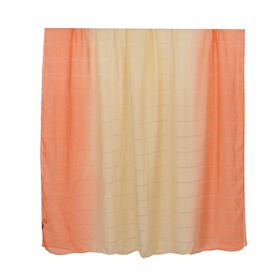 LA MAREY - Schal aus 100% reiner Maulbeerseide, Beige und Orange