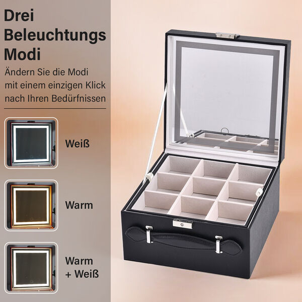 LED Schmuckbox, schwarz image number 3