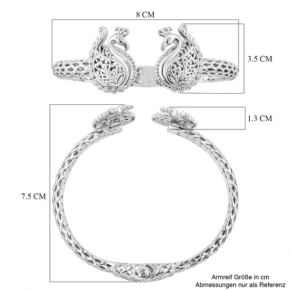925 Silber Armreif ca. 19 cm ca. 35,24g image number 7