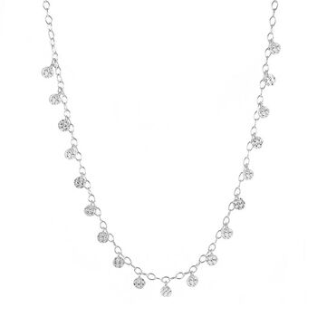 Feine Halskette, ca. 45 cm, 925 Silber