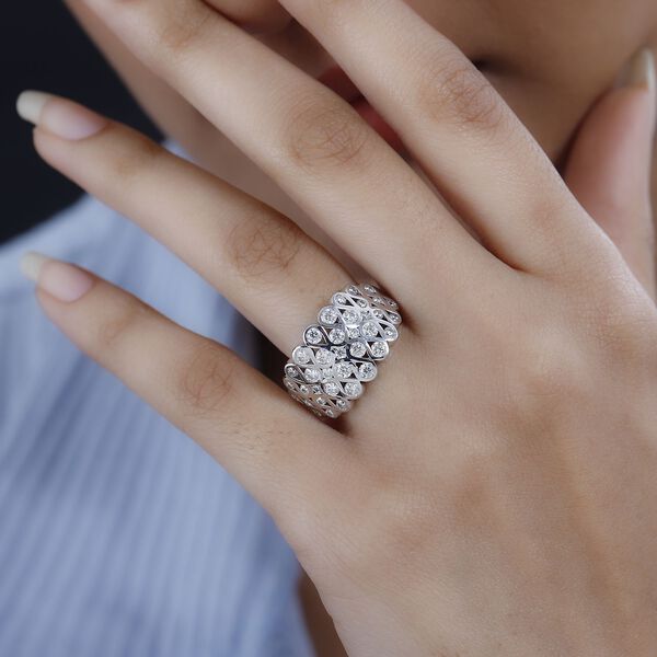 Moissanit Ring - 1,51 ct. image number 3