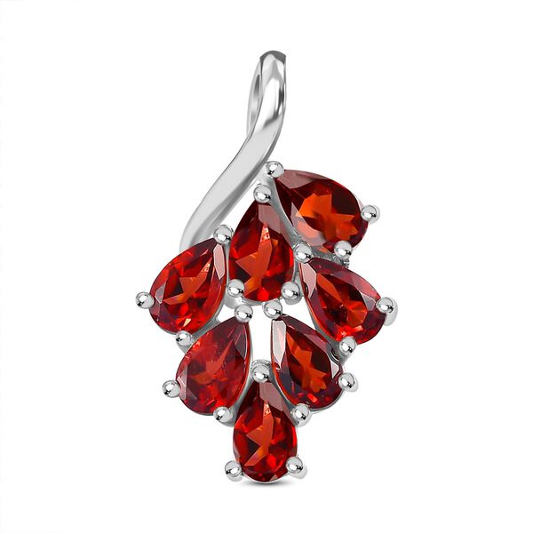 Roter Granat-Anh&auml;nger, 925 Silber ca. 1,81 ct