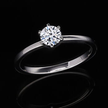 LUXURIANT IGI zertifizierter SI-GH Labor Diamant Ring in 950 Platin- 0,75 ct.