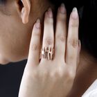 Lucy Q Splash Kollektion- Ring in Silber mit Roségold Vermeil image number 2