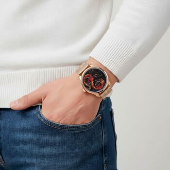 WILLIAM HUNT LIMITIERTE EDITION - Drachen Uhr Seiko Automatik Uhrwerk, 21 Jeweils, Saphir Mineralglas, 5 ATM Wasserdicht, 316L Edelstahl