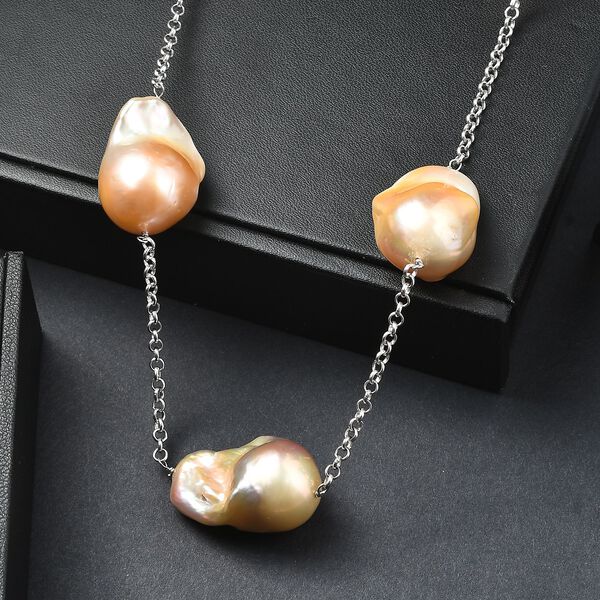 D'Joy AAA Barockperle 50cm Halskette image number 1