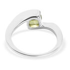 Peridot Bypass Ring 925 Silber  ca. 0,95 ct image number 5