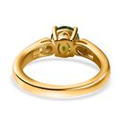 AA Natürlicher Chromdiopsid Ring, 925 Silber Gelbgold Vermeil (Größe 17.00) ca. 1.01 ct image number 4
