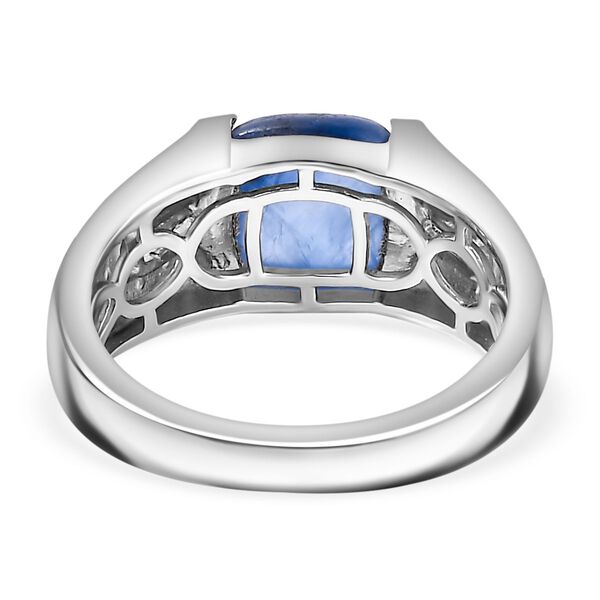 Kyanit und Zirkon Ring - 3,08 ct. image number 6